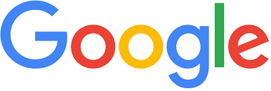 Google logo in blue, red, yellow, and green on a white background