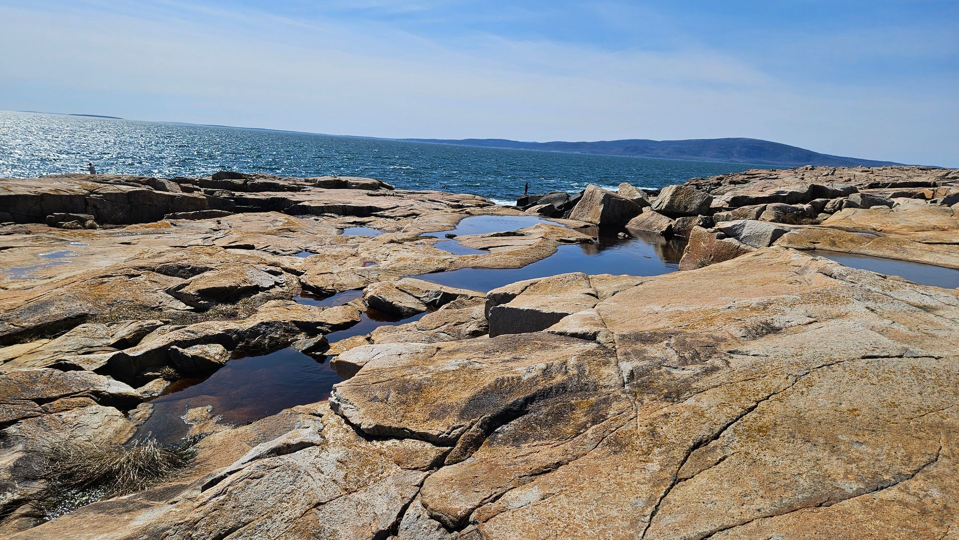 Maine's rocky coastline at Schoodic Point, Acadia National Park.