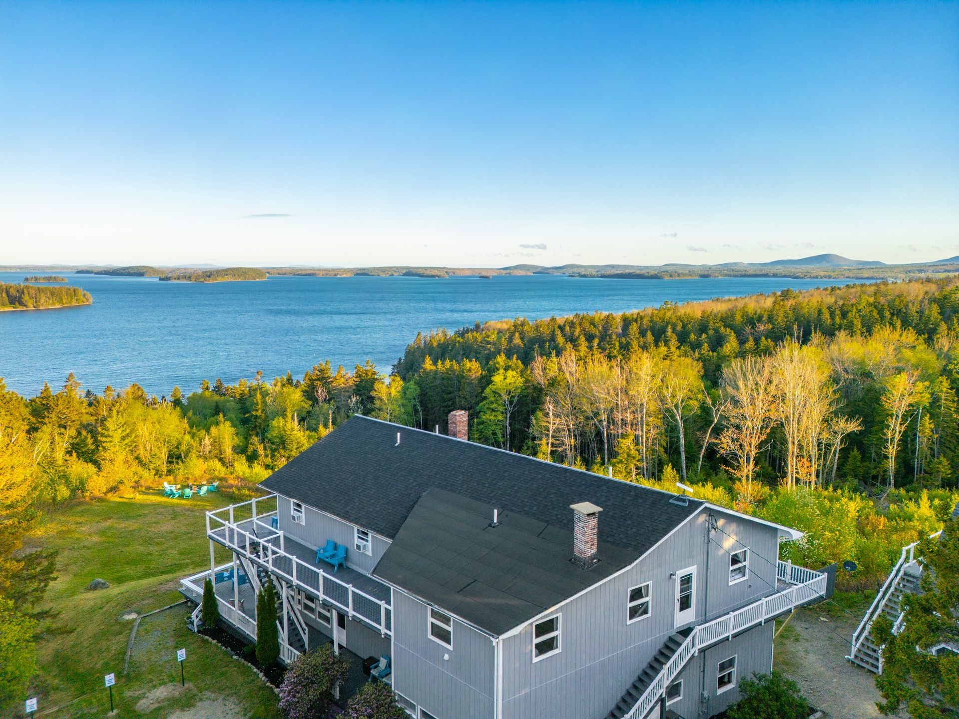 Bluff House Inn on the quiet side of Acadia overlooking Frenchman Bay