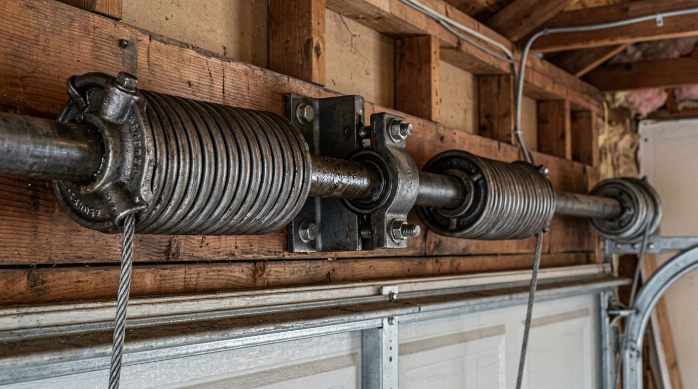 broken garage door spring replacement 