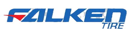 Falken Tire logo in blue and red on white background