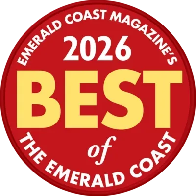 Emerald Coast Magazine 2026 Best of the Emerald Coast award badge