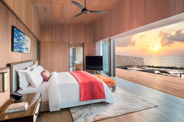 The St. Regis, Maldives Vommuli room view