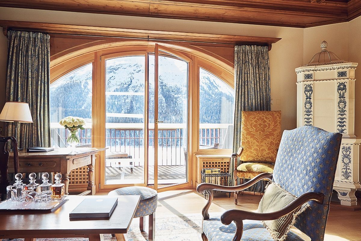 The Badrutt’s Palace Hotel  suite