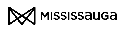 A black and white logo for mississauga , a city in canada.