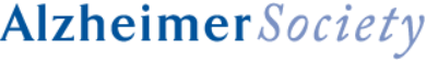 A blurry picture of the alzheimer society logo