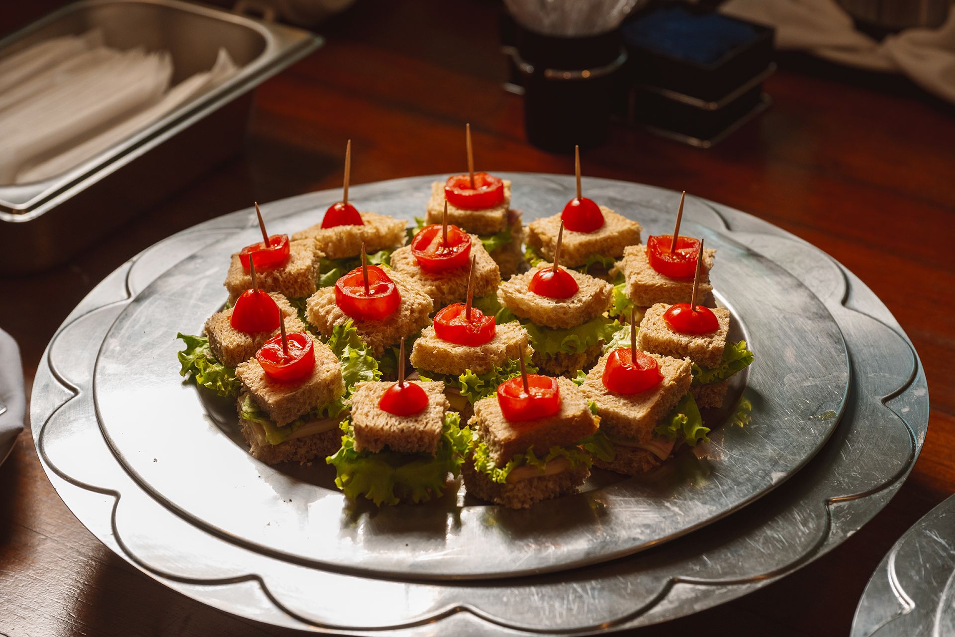 mini sanduiches coffee break eventos angra beach hotel