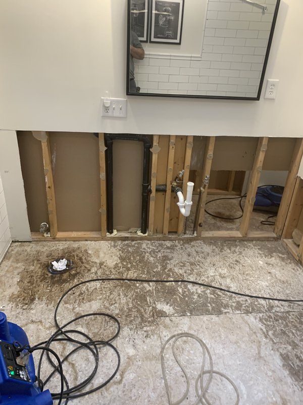 Source of where the water damage came from.