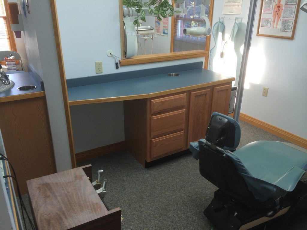 A restored procedure room in the dentistry.