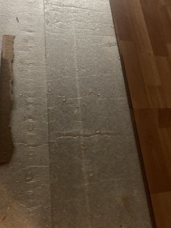 A piece of cardboard is laying on the floor next to a wooden floor.