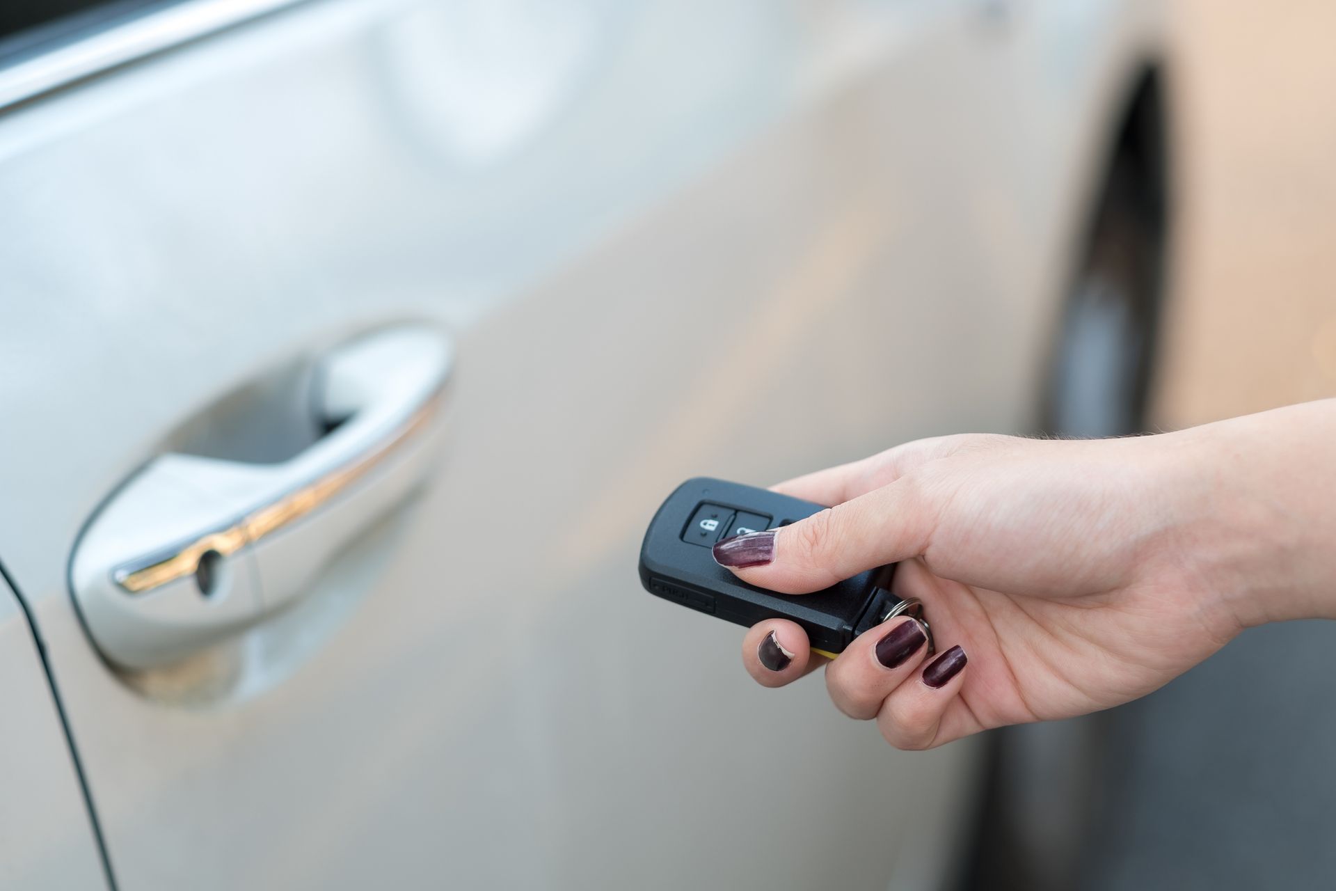 Locksmith Car Unlocking Door — Athens, GA — Rays Mobile Locksmith