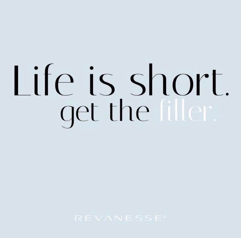A quote that says life is short get the filler A quote that says life is short get the filler