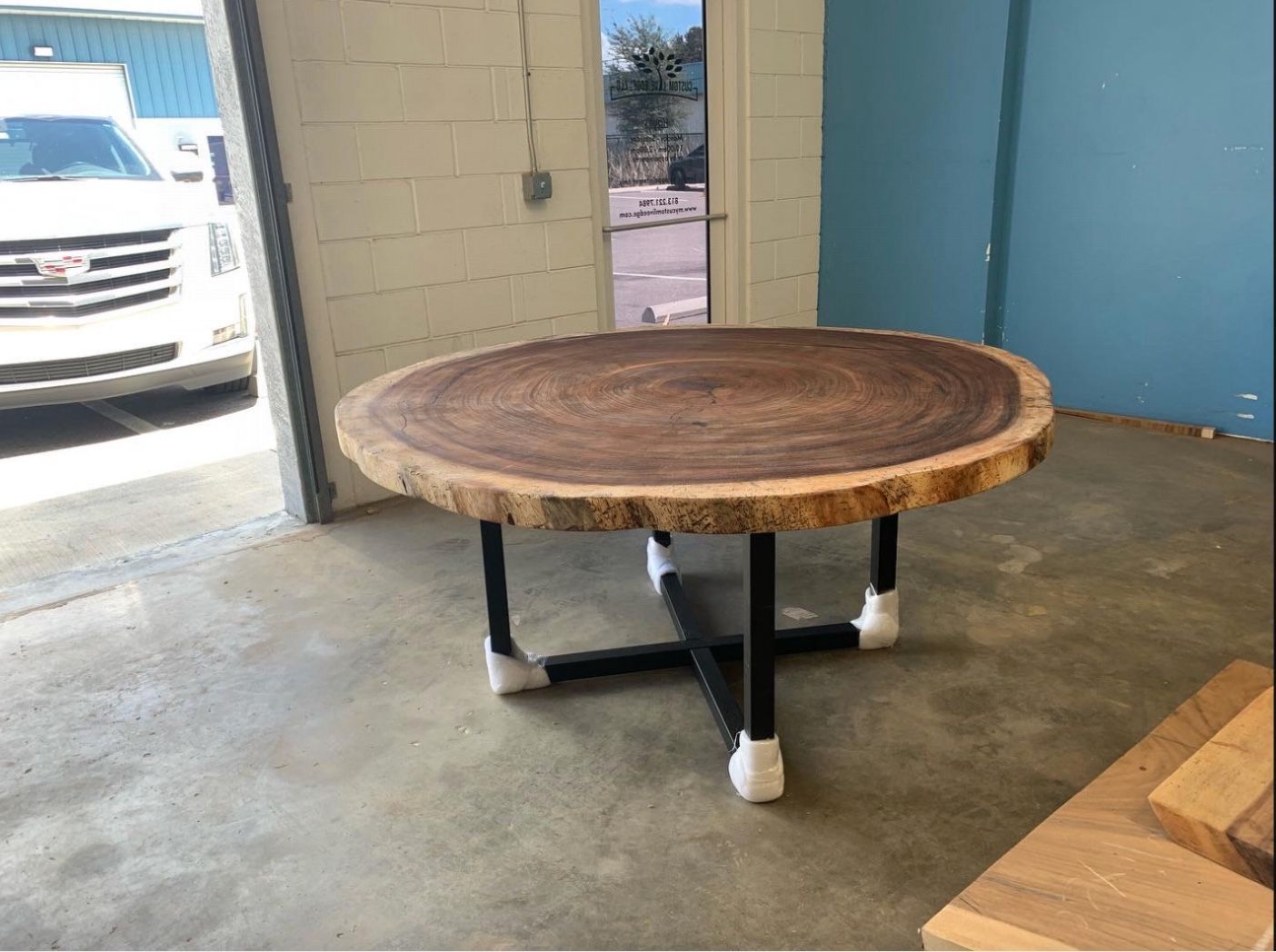handcrafted live edge tables tampa