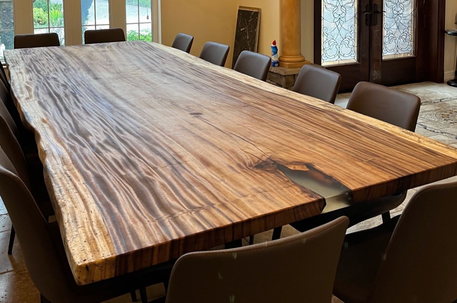handcrafted live edge tables tampa