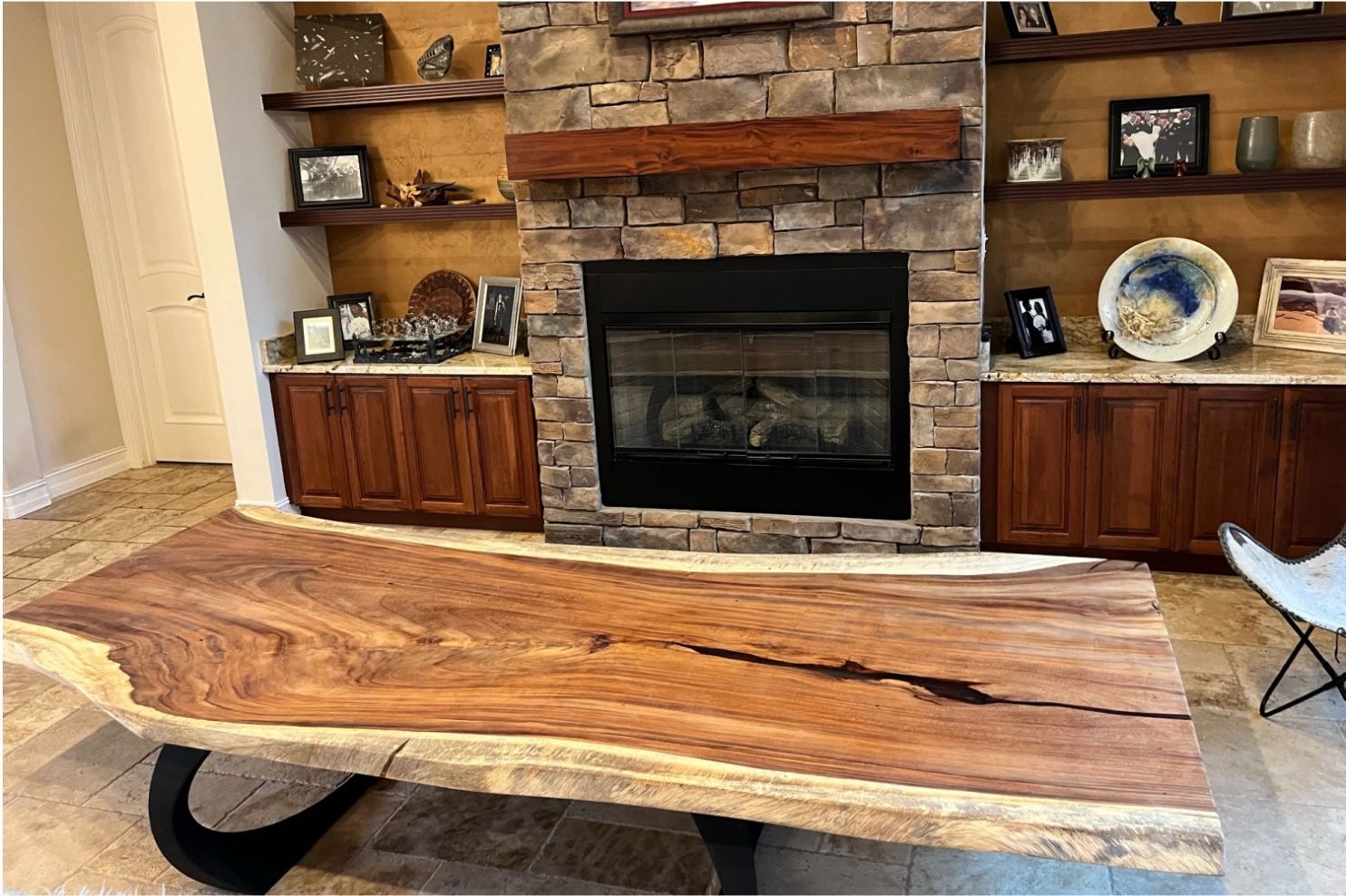 handcrafted live edge tables tampa