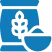 Blue icon: Bag of flour and a bowl of grains.