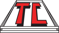A red and white logo with the letters tl on a white background.