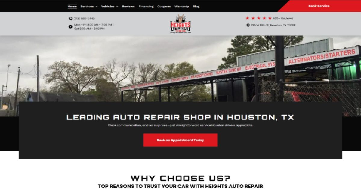 Heights Auto Repair cover