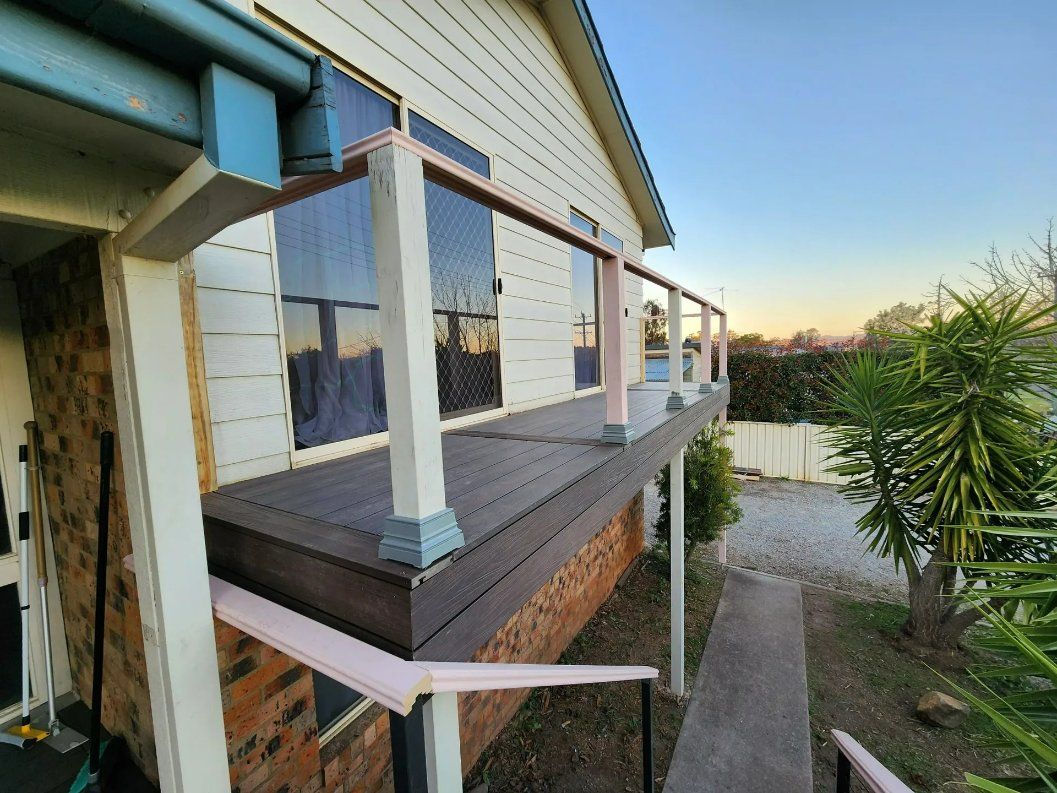 A house with a porch and stairs. — Nicho's Home Maintenance In Tamworth, NSW