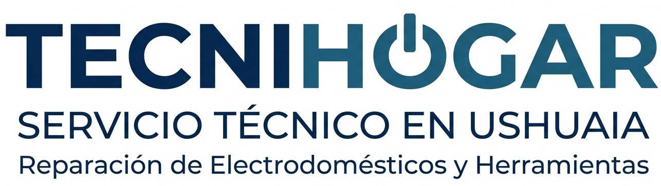 Logotipo de Tecnihogar, un servicio técnico de reparación de electrodomésticos y herramientas con sede en Ushuaia.
