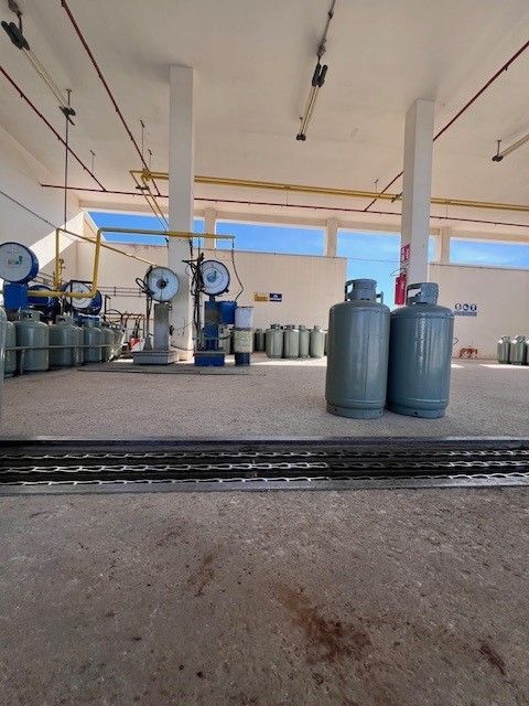 Bombole di gas blu