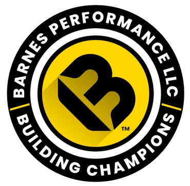 A circular logo with a yellow center, a stylized black