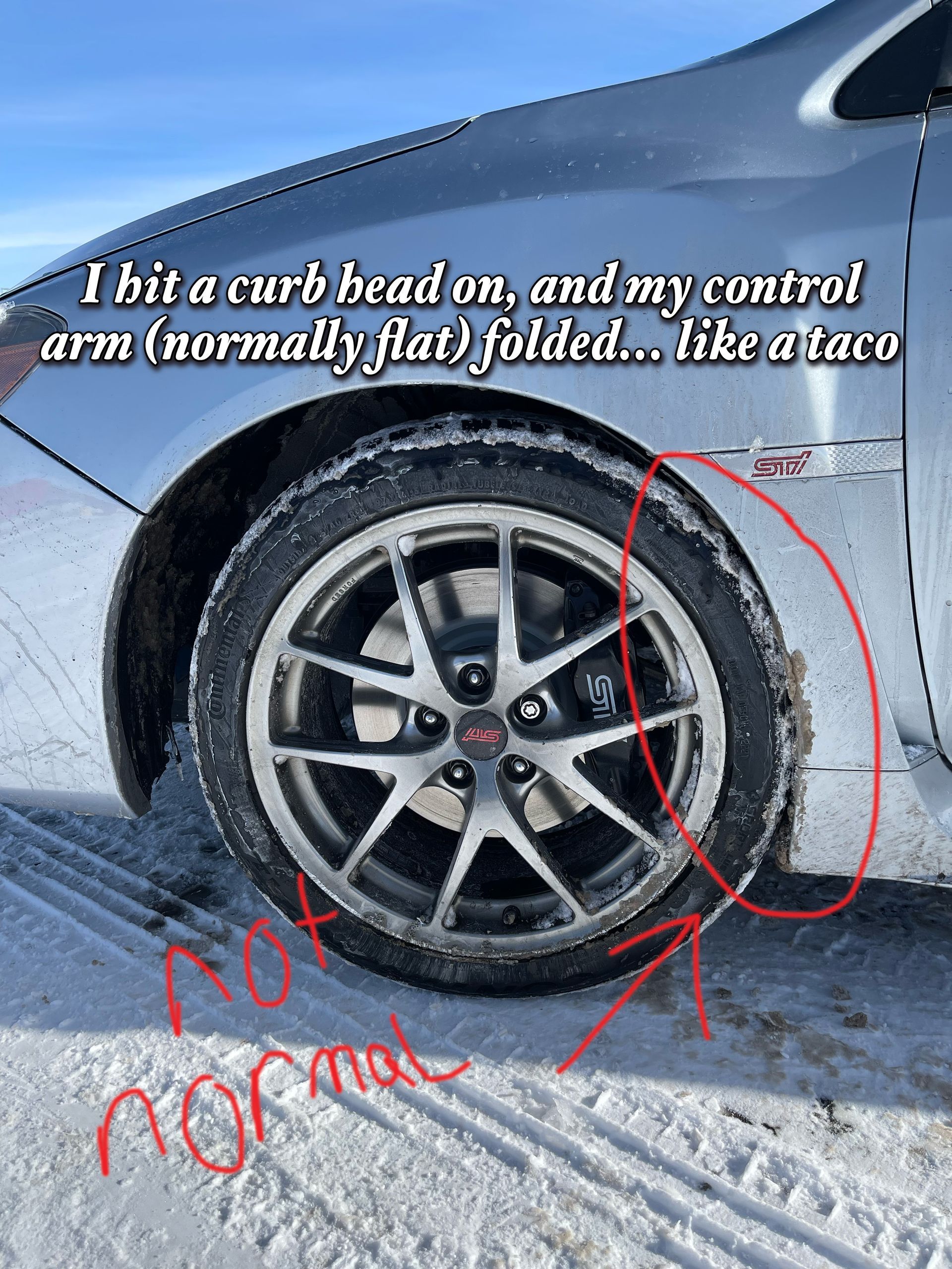 This is what I did to my vehicle years back Bent In Tire on WRX STI