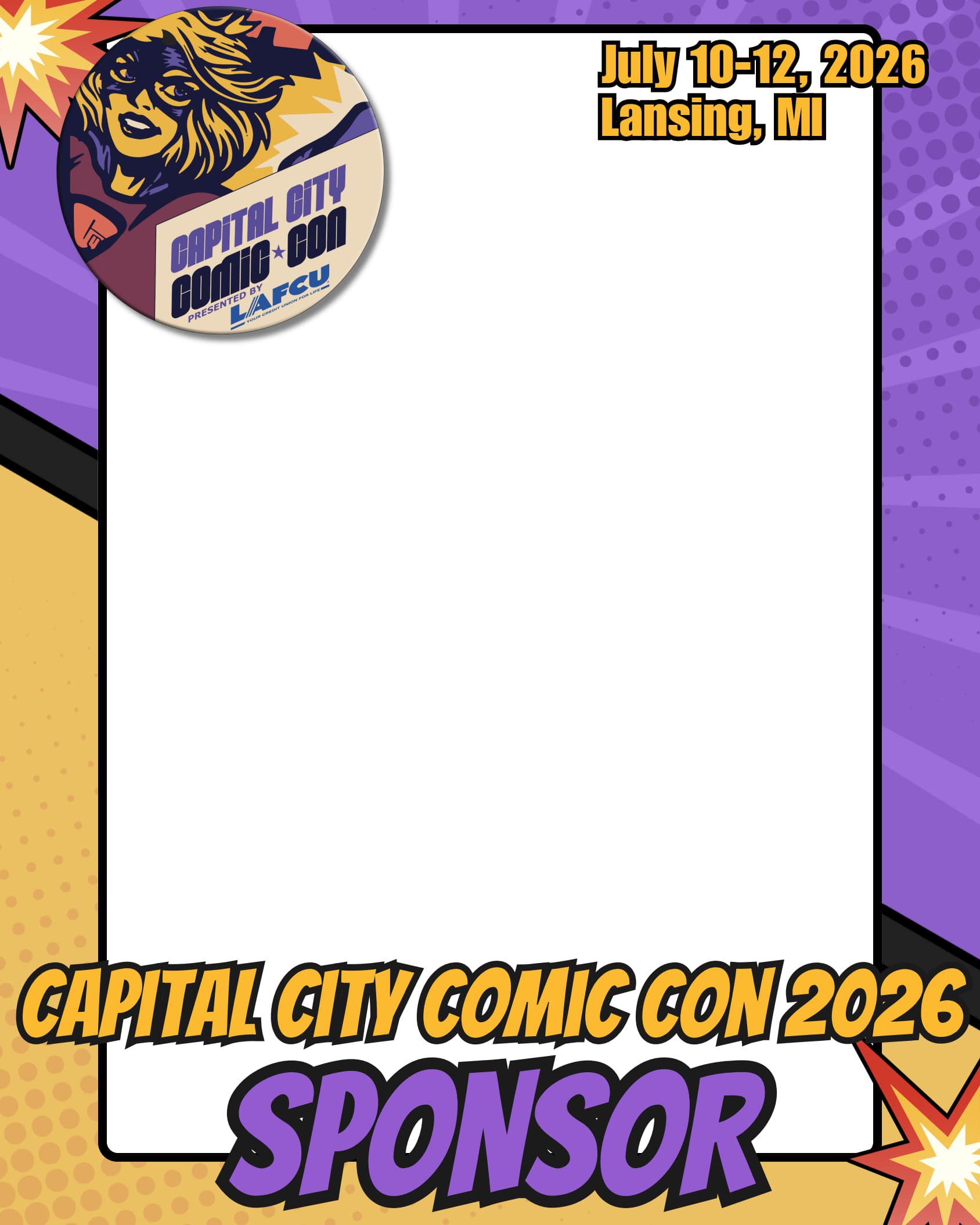 Sponsor Promotional Frame Graphic