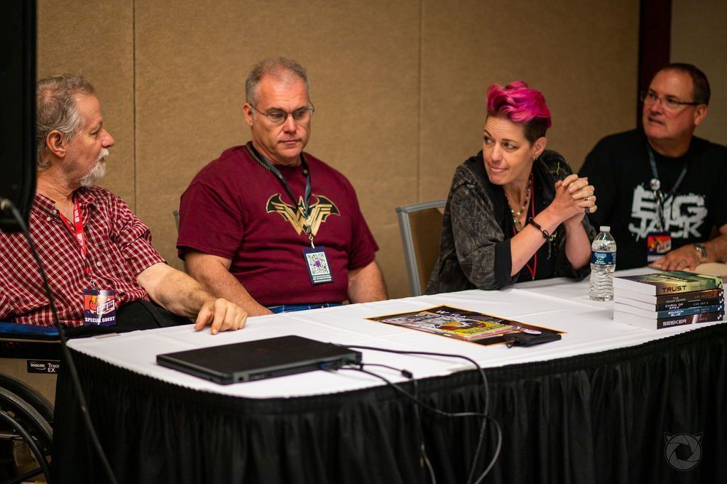 Panel speakers at the 2022 Capital City Comic Con event