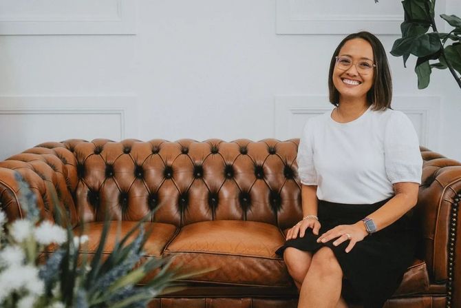 Pamela Vergara, co-founder and General Manager of New Leaf Dentists, a Central Coast dental clinic.