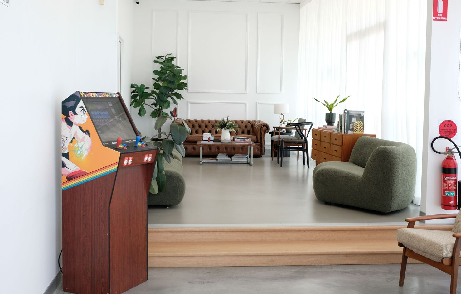 Arcade Game in a Bright Lounge — New Leaf Dentists In Erina, NSW