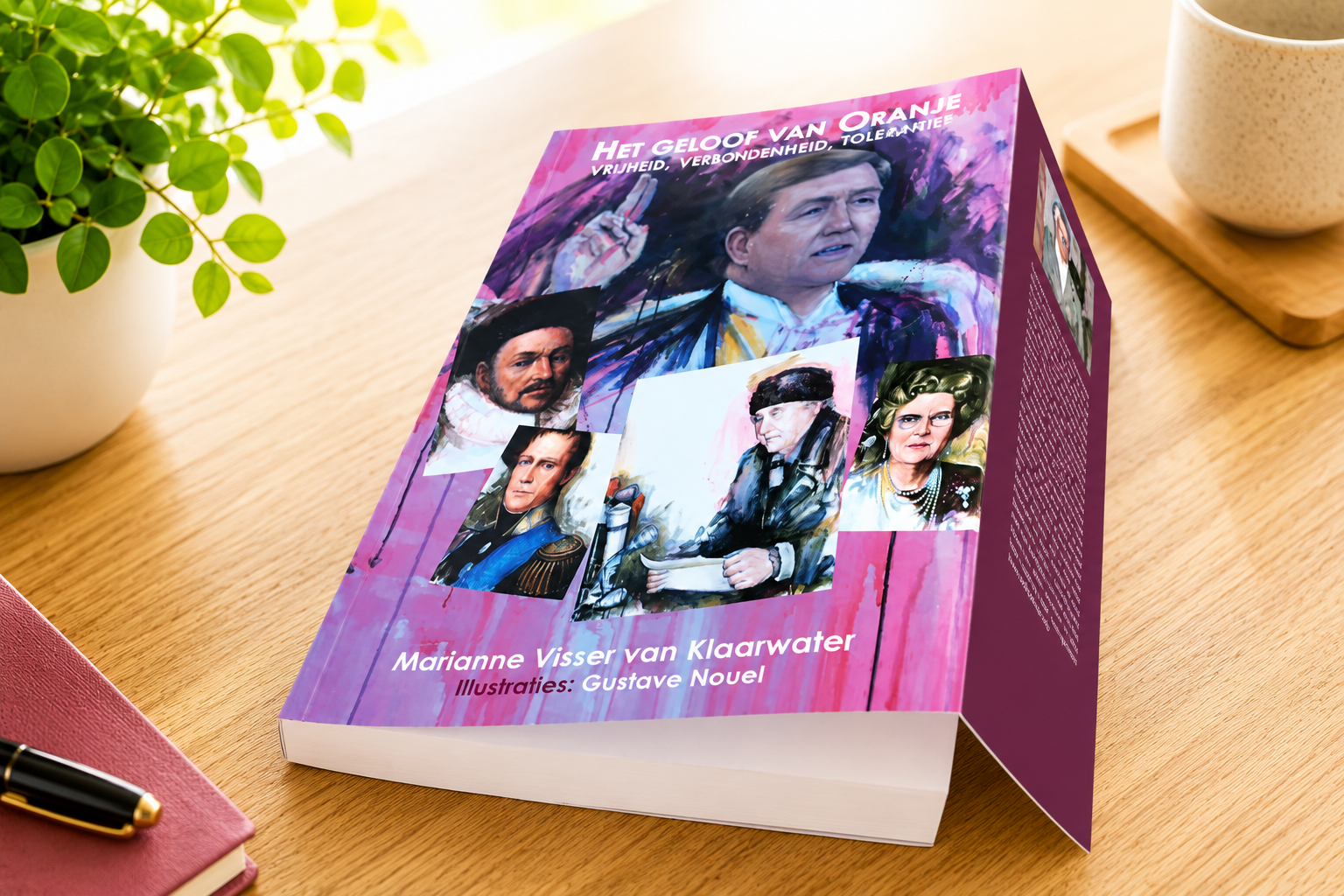 Voorbeeld softcover boek met flappen
