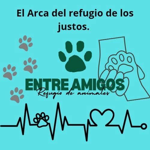 Logo for animal refuge. Text reads