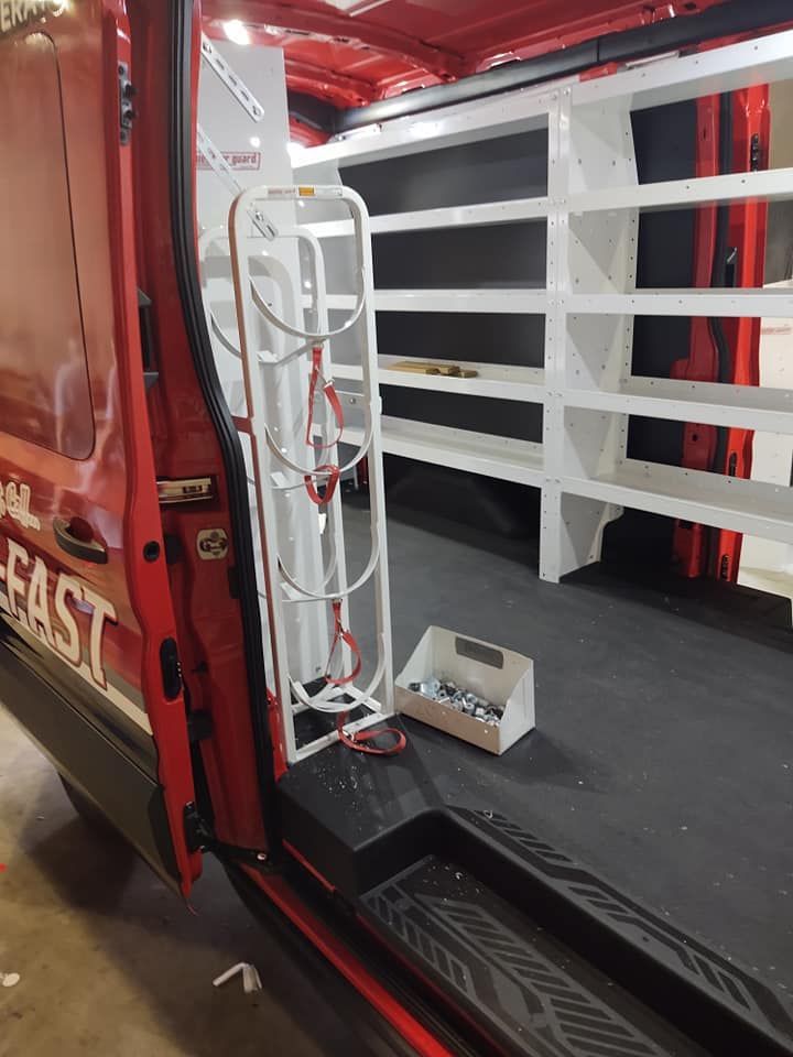 Custom Van Shelving