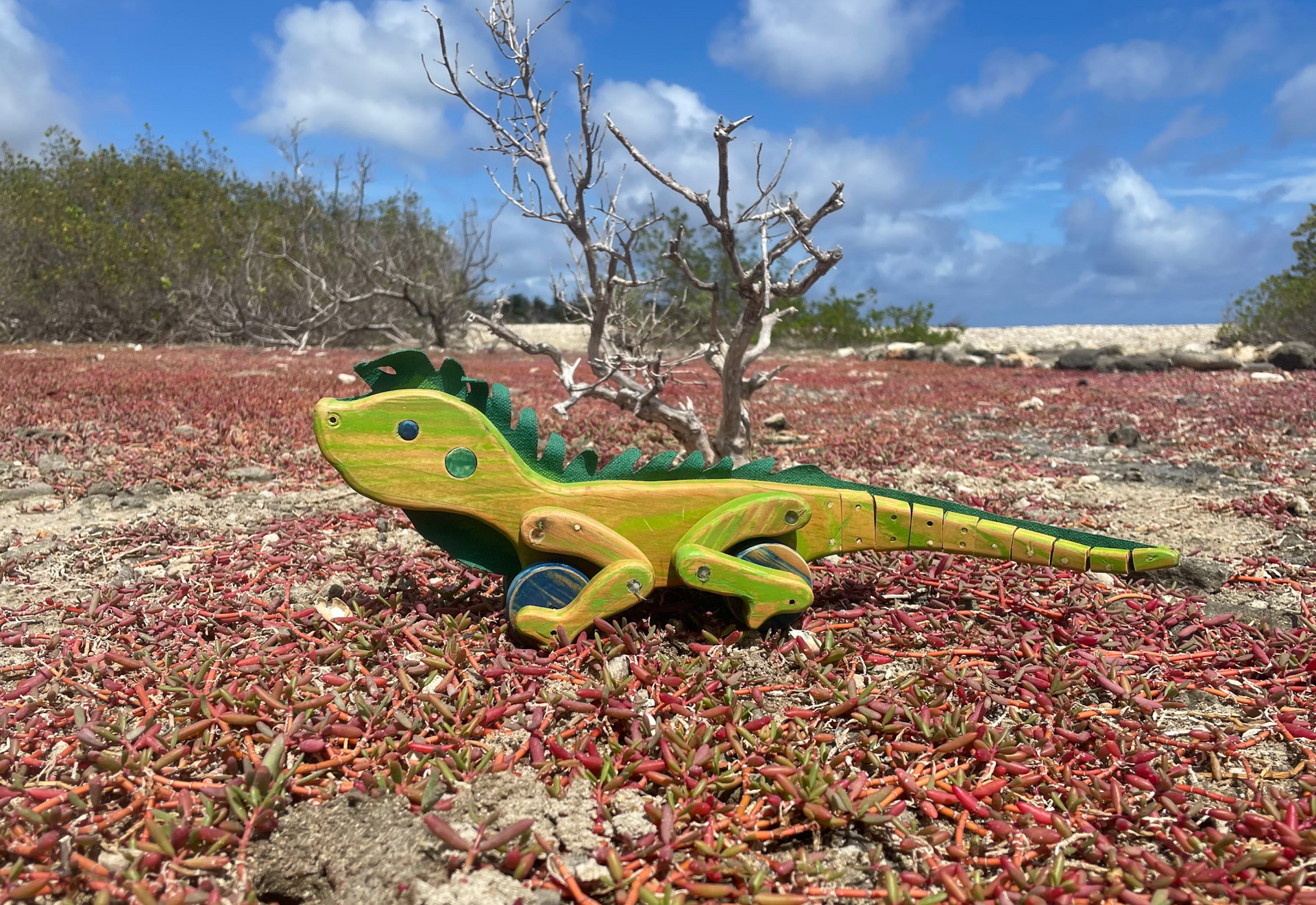 SOLDACHI Ito iguana toy park