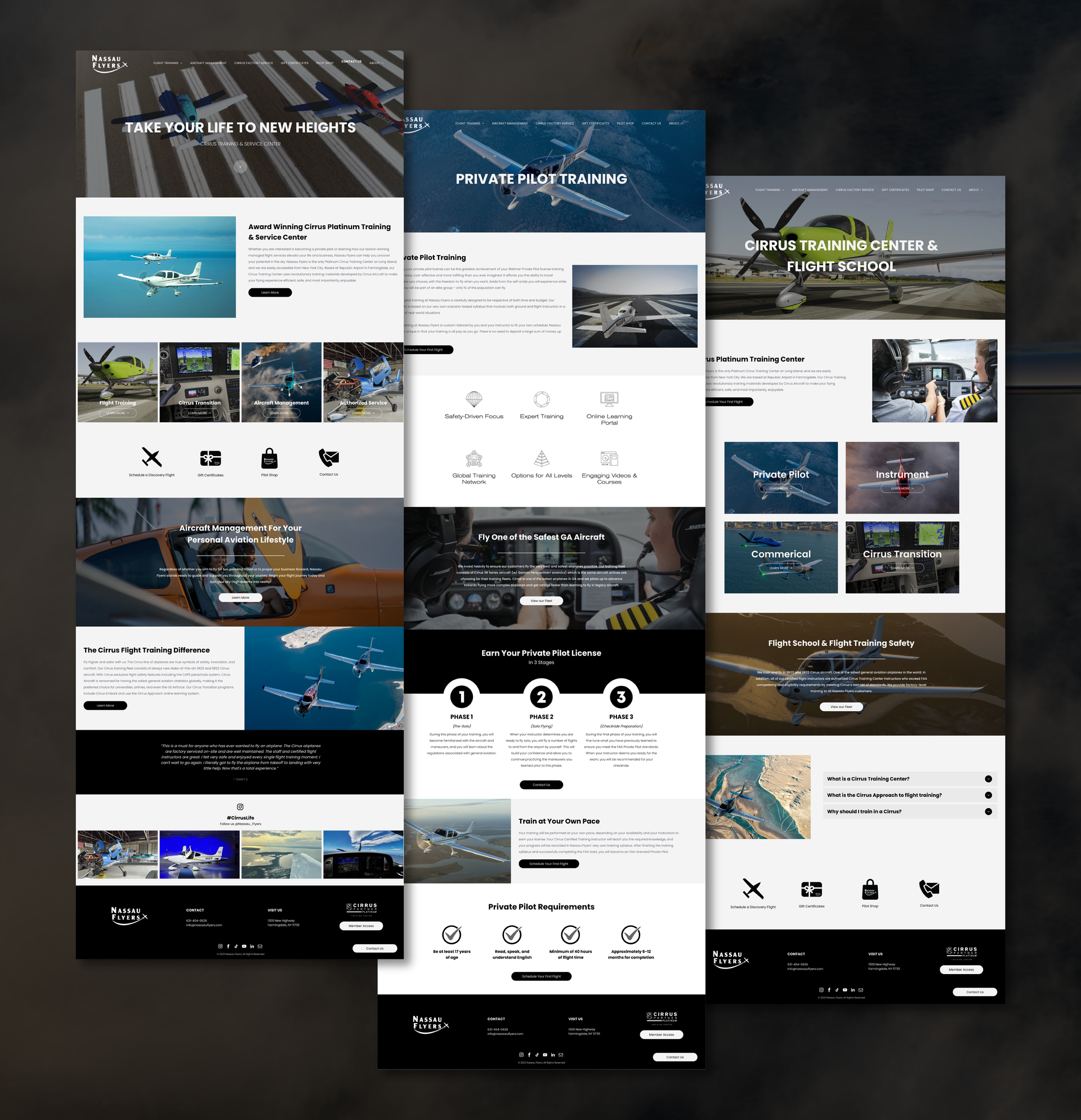 Nassau Flyers | Graphic Design | Web Design | Long Island | KFRG | South Shore Creative Media | Learn to fly