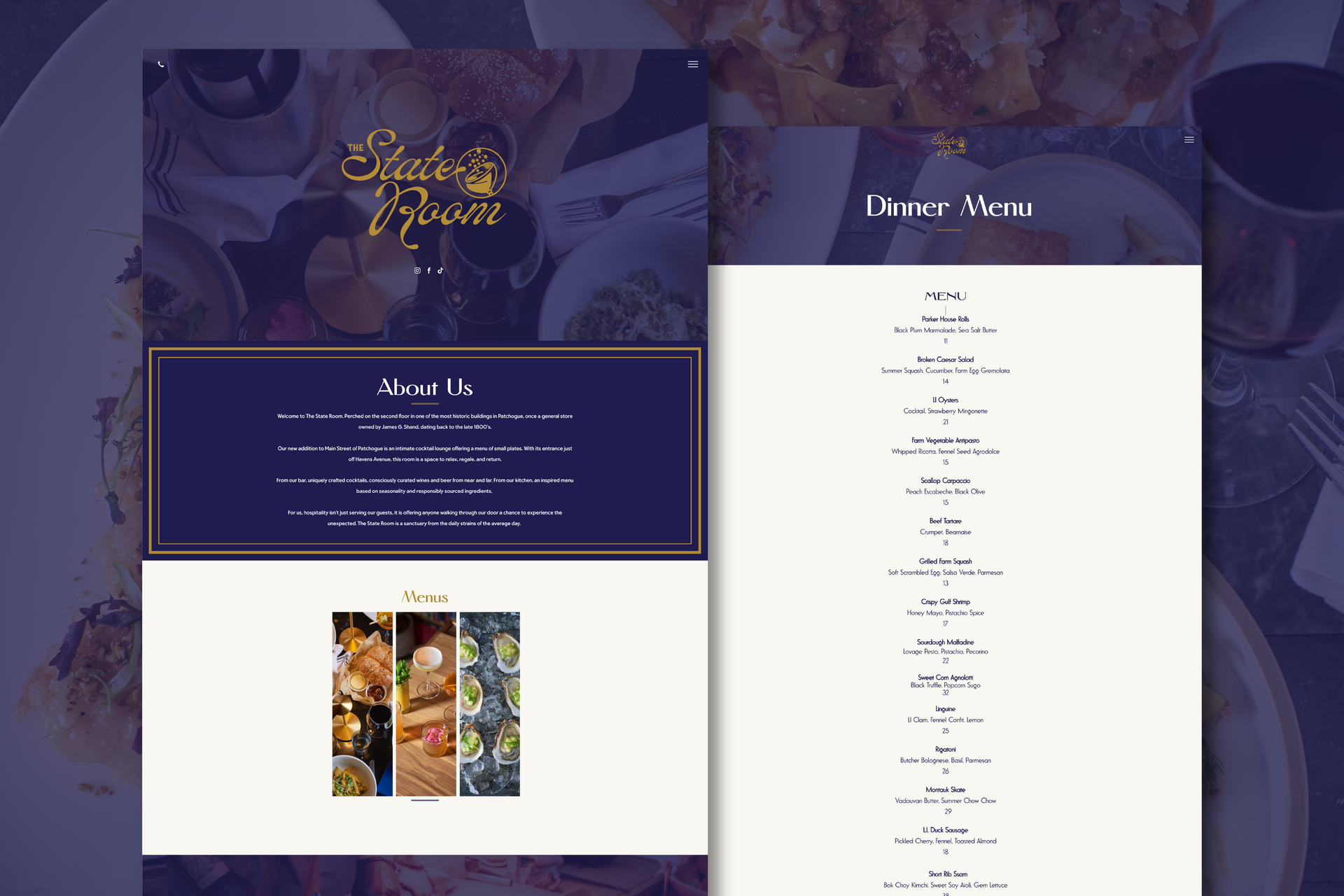 The State Room The State Room | South Shore Creative Media | Web Design