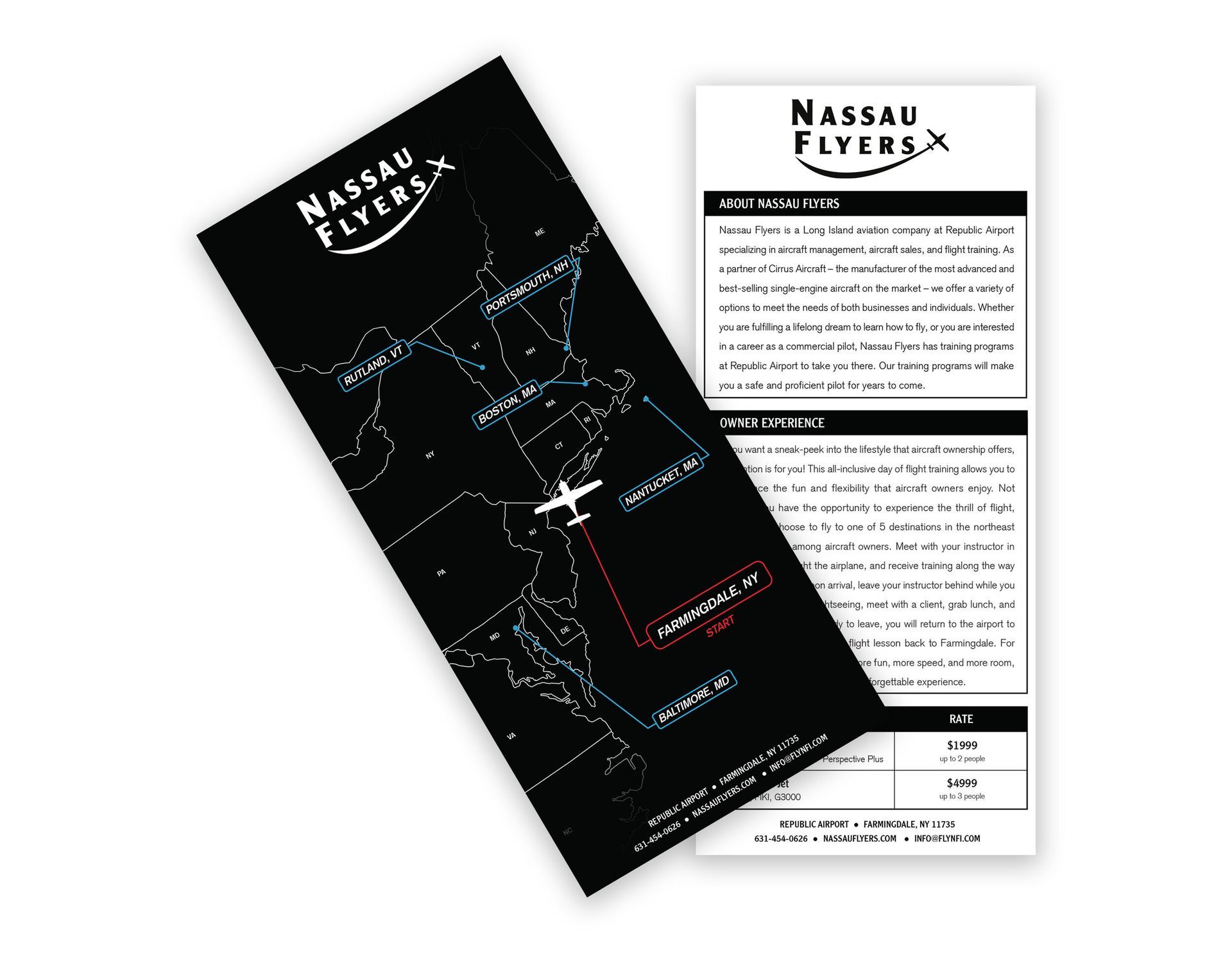 Nassau Flyers - South Shore Creative Media - Web design - graphic design - social media - long island 