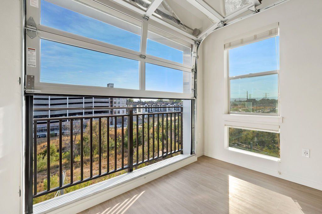 Axis West Flats garage door window