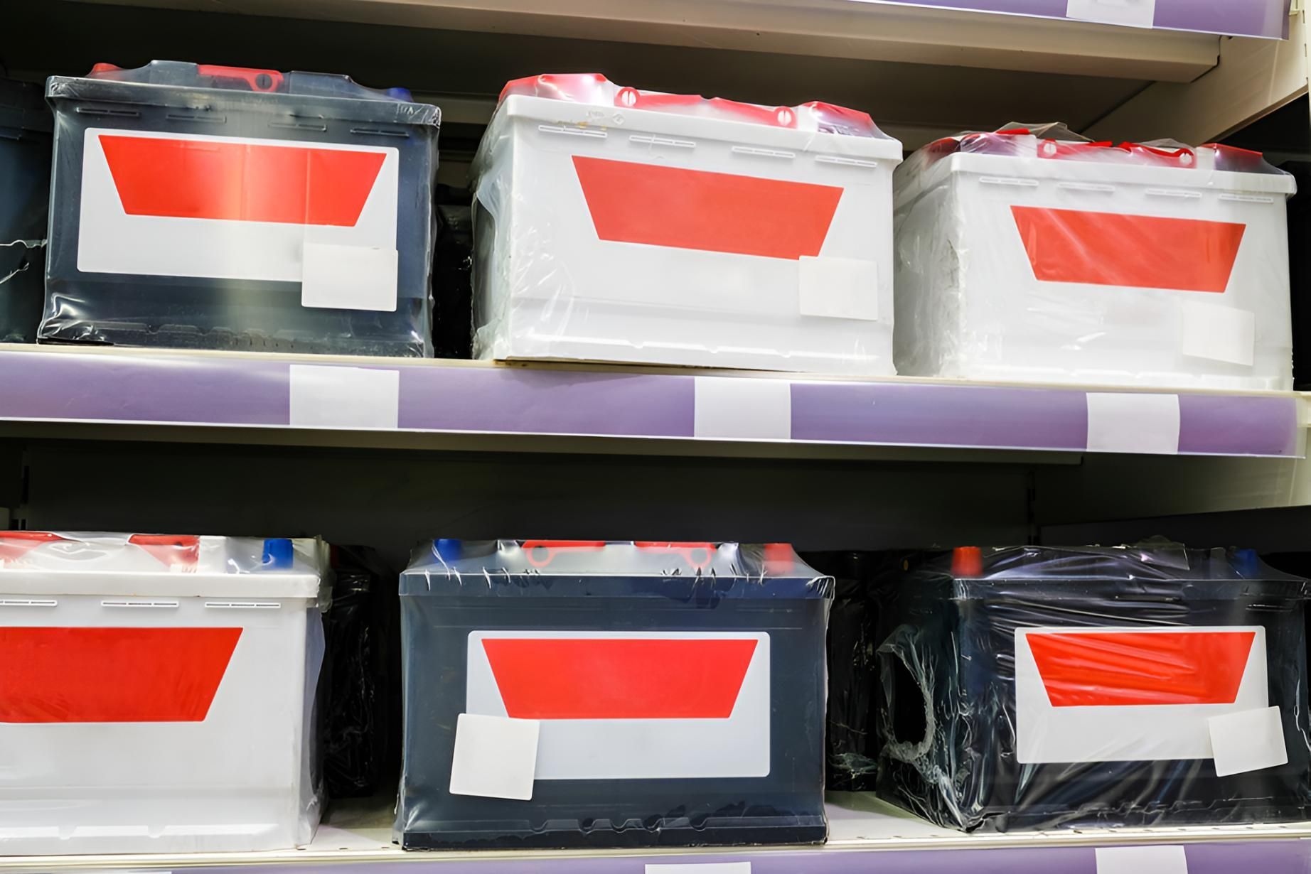 A Bunch of Batteries Are Sitting on a Shelf in a Store — Cessnock Batteries In Kurri Kurri, NSW