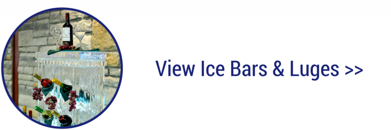 Link reading “View Ice Bars & Luges” with a circular photo of an ice bar scene on the left
