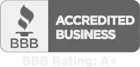 BBB Accredited Business logo with the text
