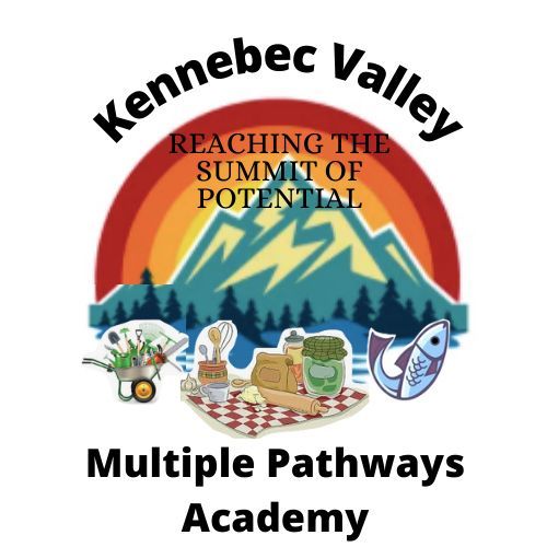 A logo for kennebec valley multiple pathways academy