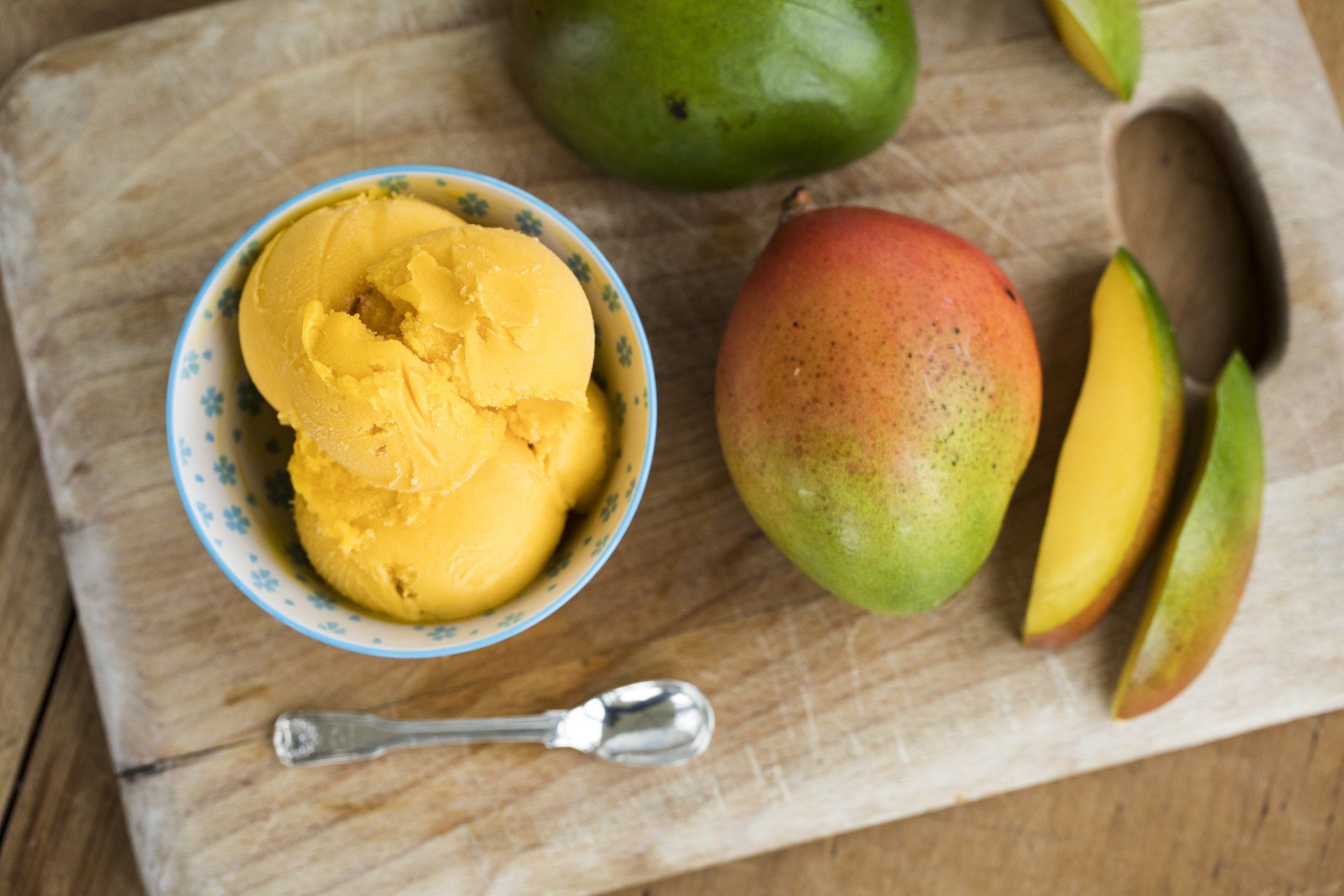 Mango sorbet