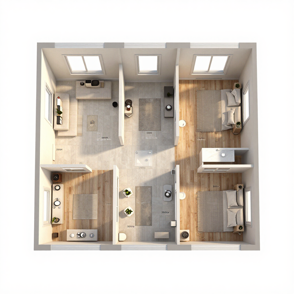 Summit 3 Bedroom floorplan