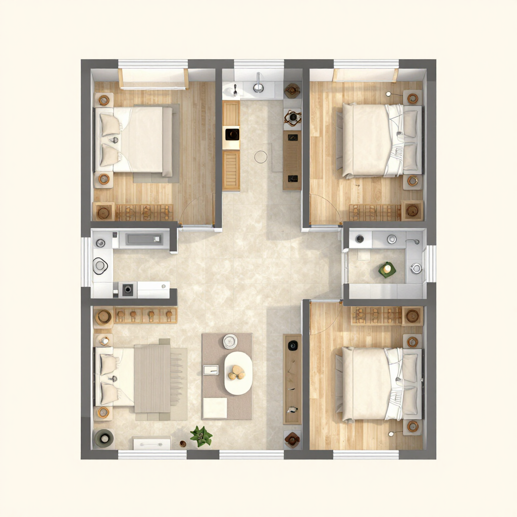 Summit 2 Bedroom floorplan