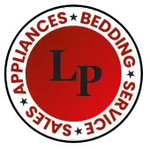 The logo for lp appliances and bedding service