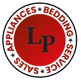 The logo for lp appliances and bedding service