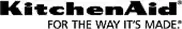 A kitchenaid logo that says for the way it 's made