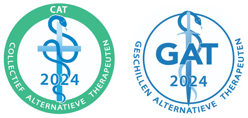 Twee logo's voor gat worden op een witte achtergrond getoond